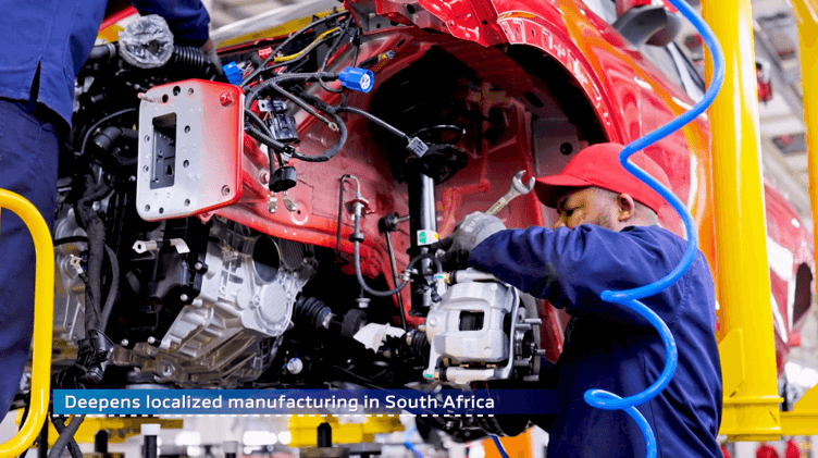 FOTON South Africa local assembly facility