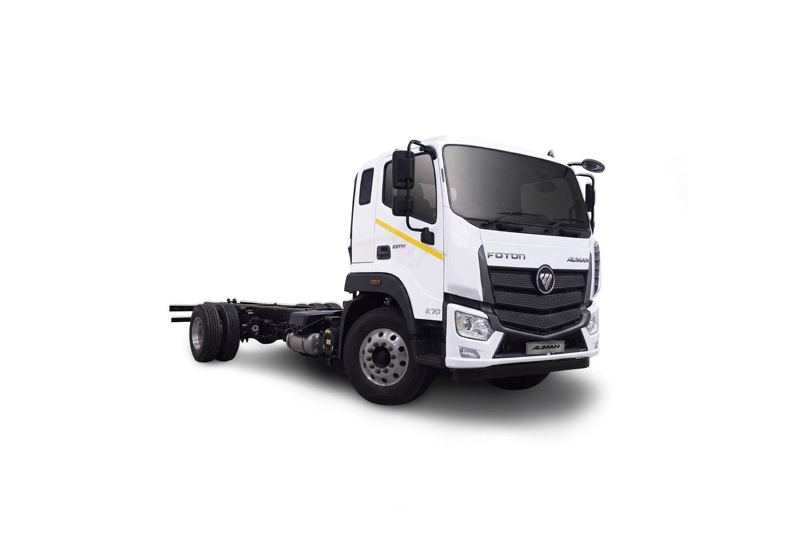 White Foton Auman 10 270 MT exterior view