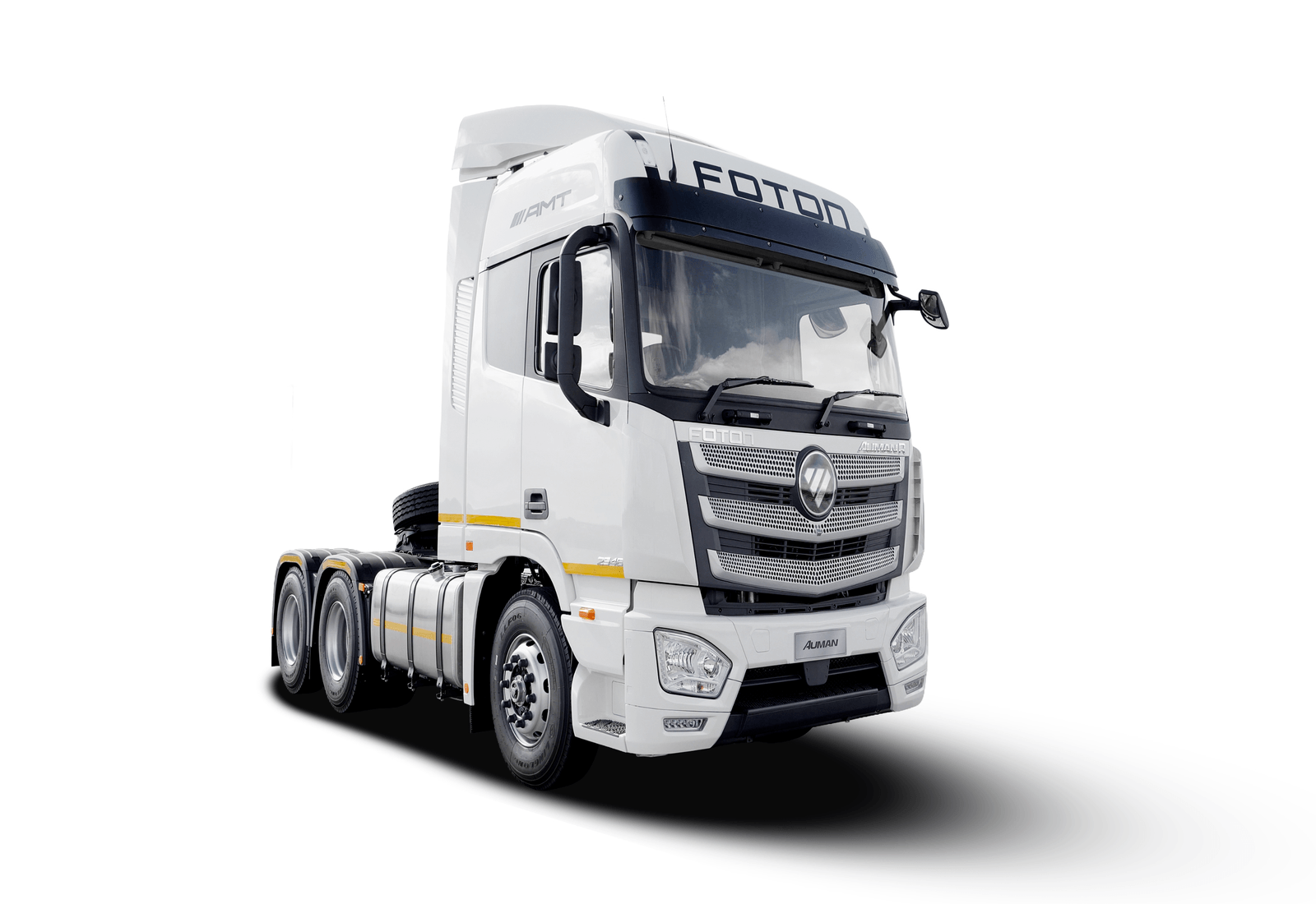 White Foton Auman 460 truck tractor range preview