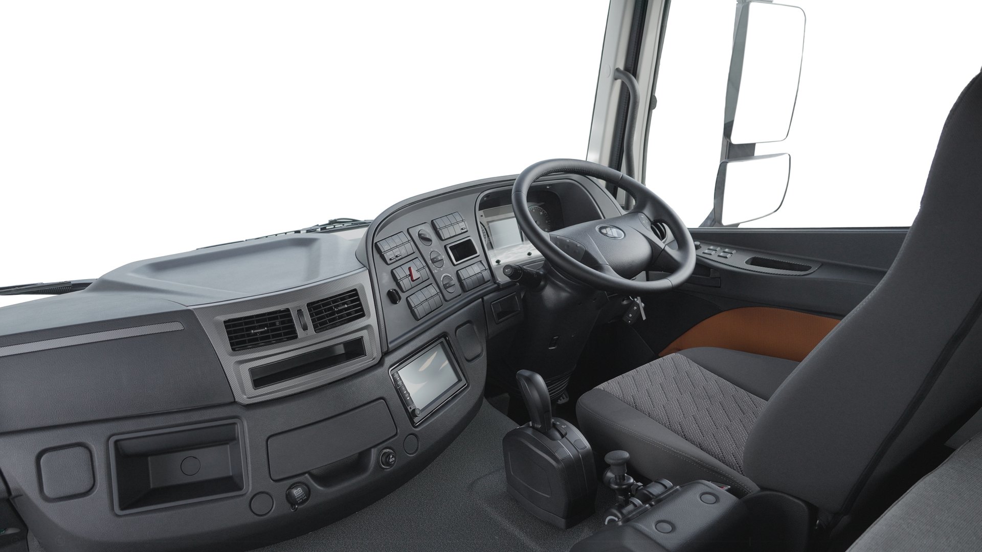 Foton Auman R cabin interior view