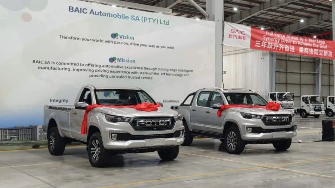 BAIC FOTON's First Locally Assembled Pickup Rolls Off the Line in South Africa